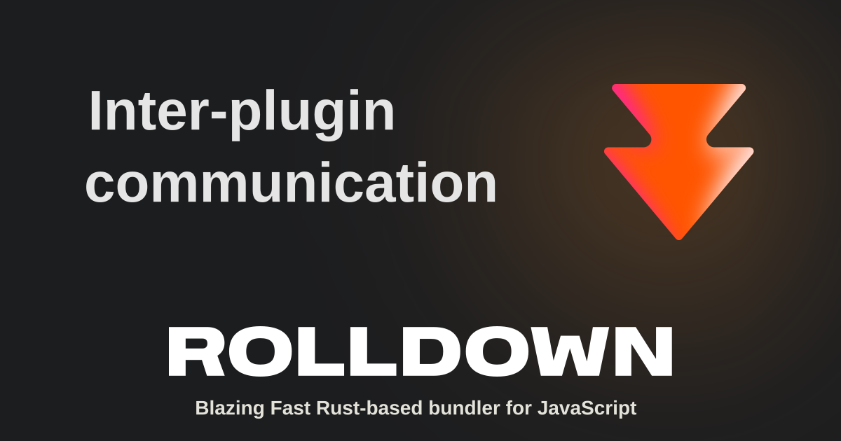 Intercom Plugin Inter-plugin communication | Rolldown