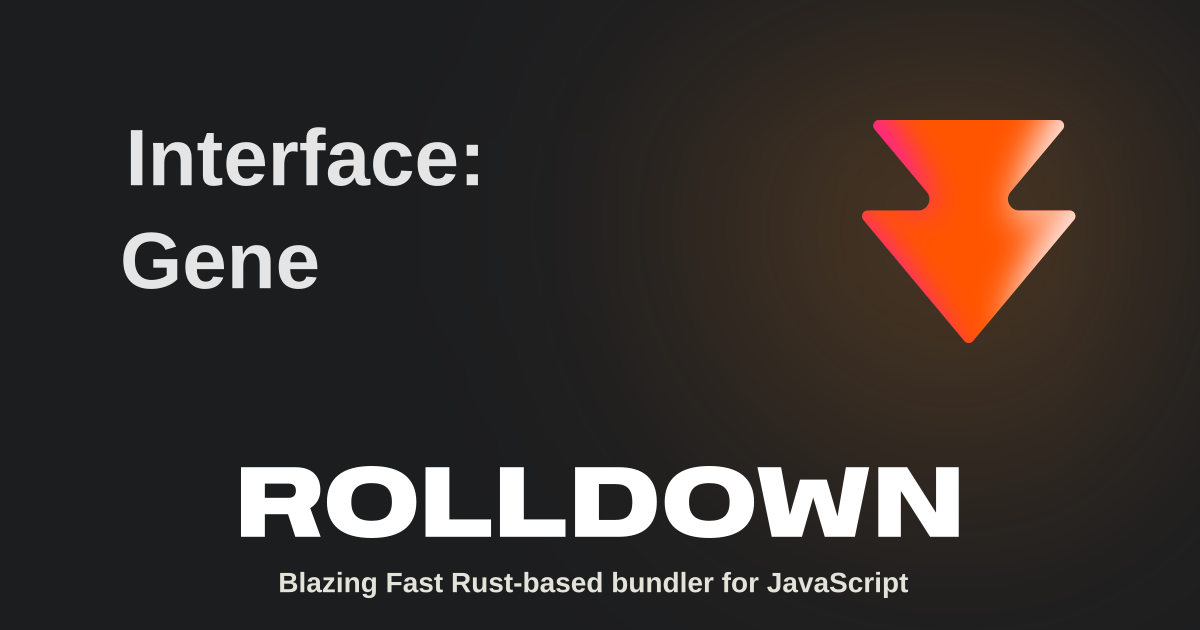 Interface: GeneratedCodeOptions | Rolldown